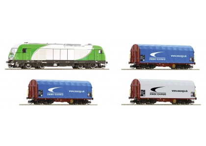 Startset cu locomotiva diesel ER20 SETG - TT ROCO 5190001.set - CITESTE